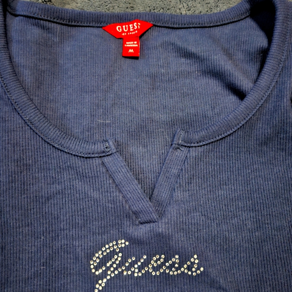 Navy blue Guess top